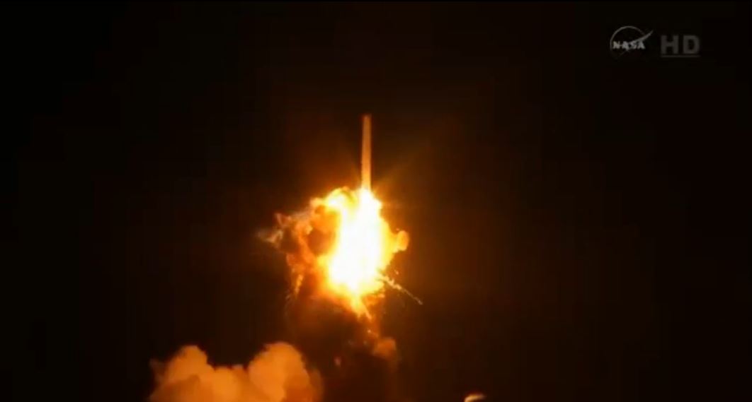 Antares Rocket Explosion