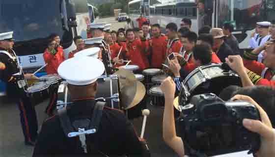 US Marine Band Drum Battles Republic of Korea Army Band