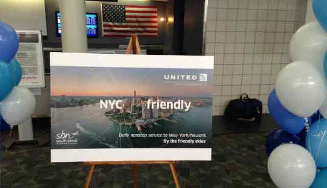 New York City Flights Begin Today in South Bend