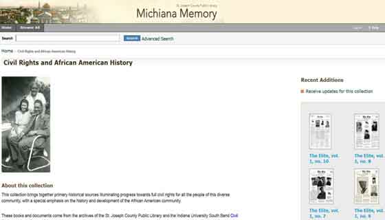 Civil Rights Heritage Center and St. Joseph County Library Launch New History Website