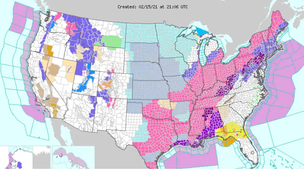 Winter Storm Warning National Weather Service